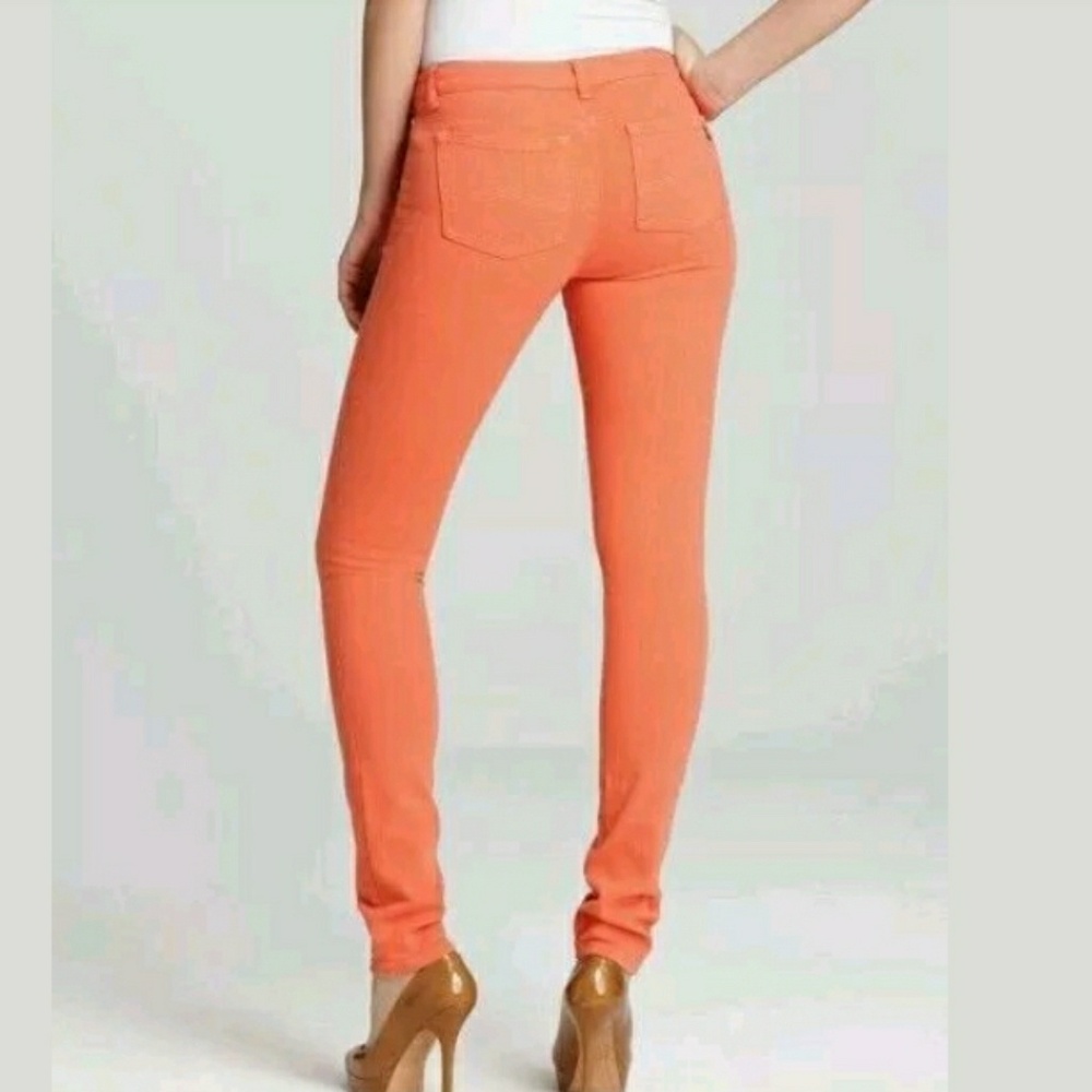 Michael Kors Skinny Stretch Jeans Orange 6